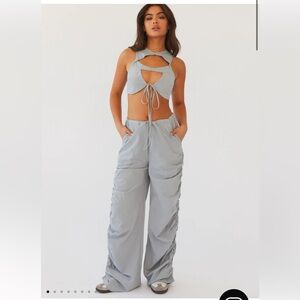 Peppermayo - Fluorescent Nights Pants - Cement Blue